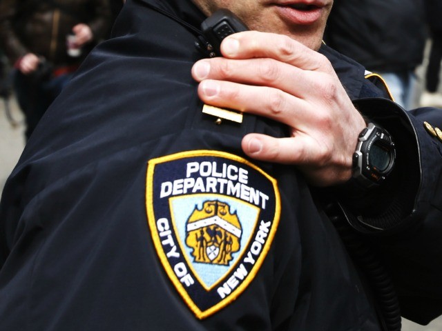 PHOTO: NYPD veteran in ‘Let’s Go Brandon’ Shirt Flips off Department as He Retires